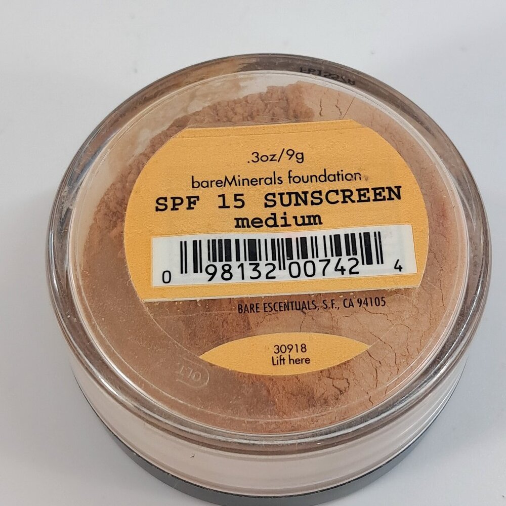 Bare Escentuals i.d. bareMinerals Foundation MEDIUM‎ 30918 loose powder SPF 15